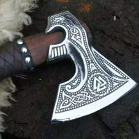 Valknut Viking Battle Axe