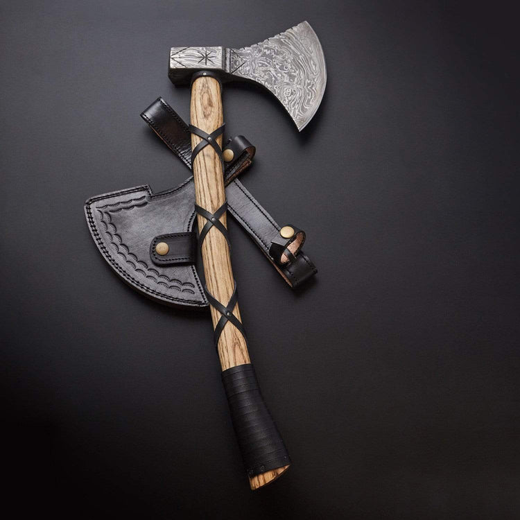 Viking warrior axe