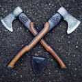 Axe Symbols Vikings Valknut and Aegishjalmur