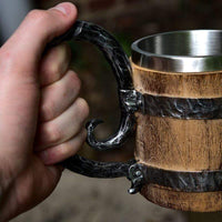 The Viking wooden mug