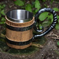 The Viking wooden mug