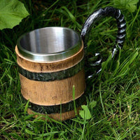 The Viking wooden mug