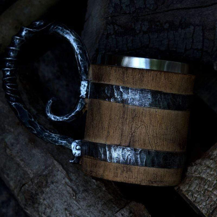 The Viking wooden mug