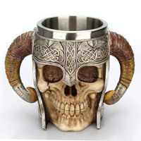 Skull and crossbones teacup