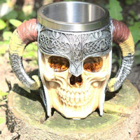 Skull and crossbones teacup