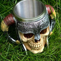 Skull and crossbones teacup