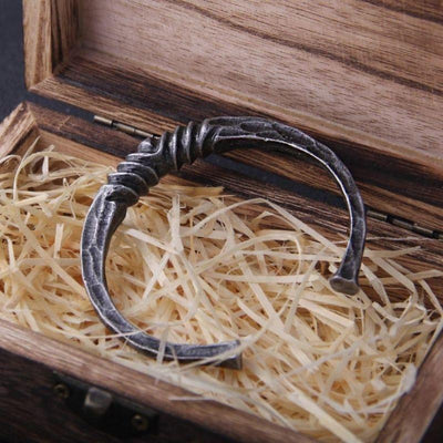 Viking steel bracelet of strength
