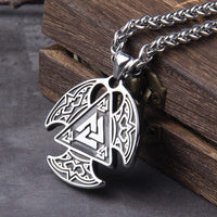 Viking power necklace - Rune Valknut