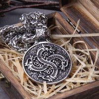 Viking necklace dragon dance