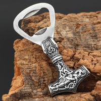 Mjolnir bottle opener - stainless steel