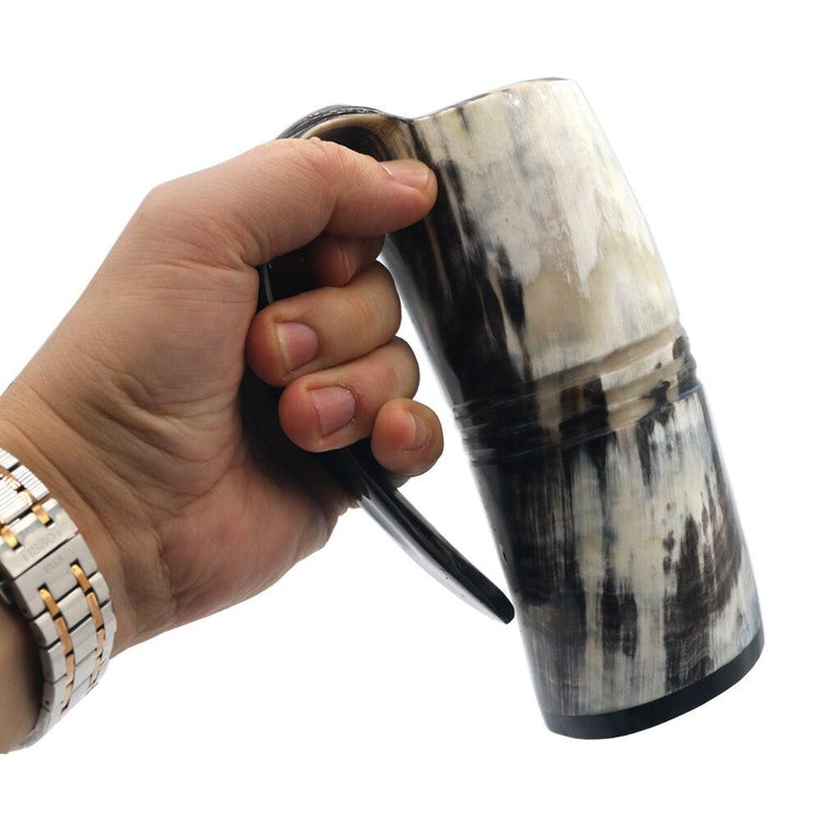 Small Viking cup in ox horn