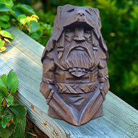 Wooden Viking statuette of Nordic gods