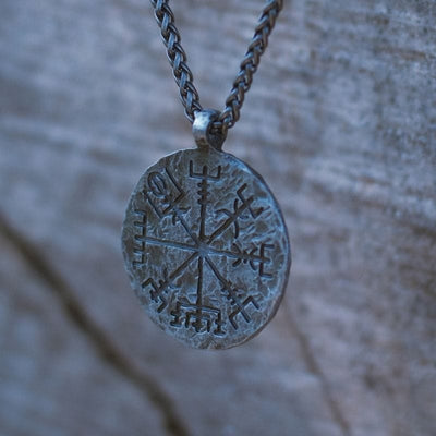 Viking runic talisman in stainless steel