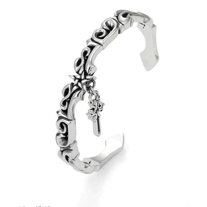 '' Your life depends on you '' Stainless steel bracelet